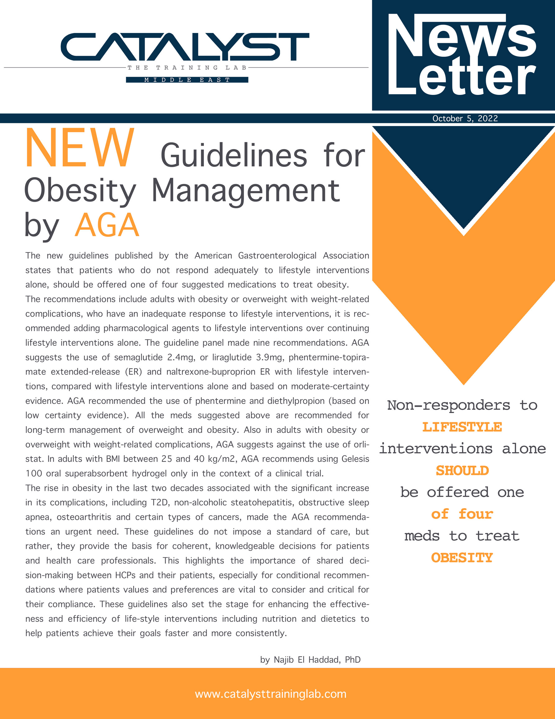 New Guidelines for Obesity 