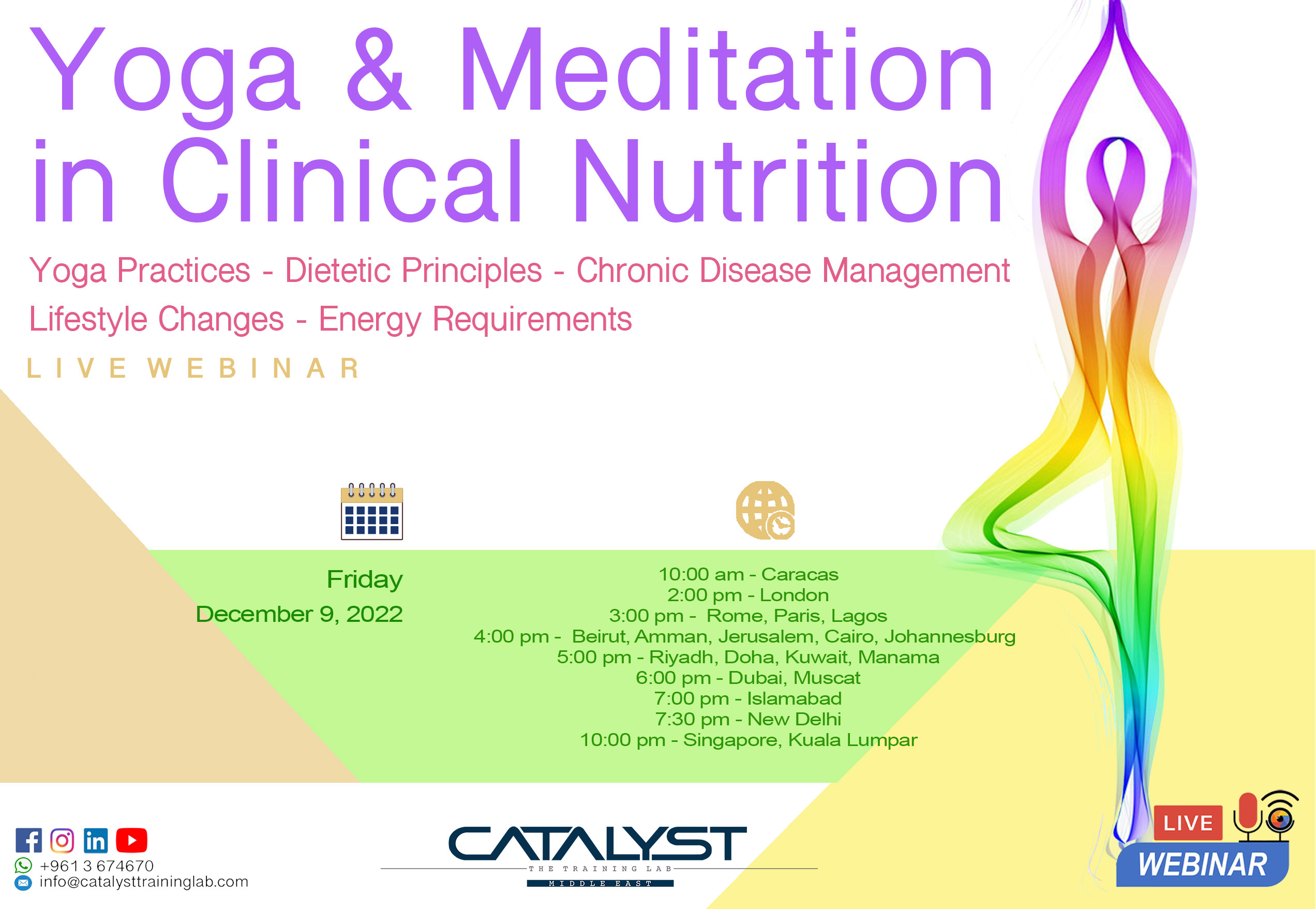Yoga & Meditation in Clinical Nutrition