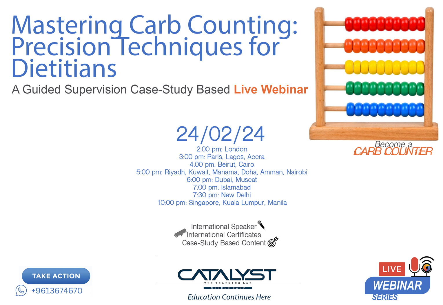 Mastering Carb Counting: Precision techniques for Dietitians 