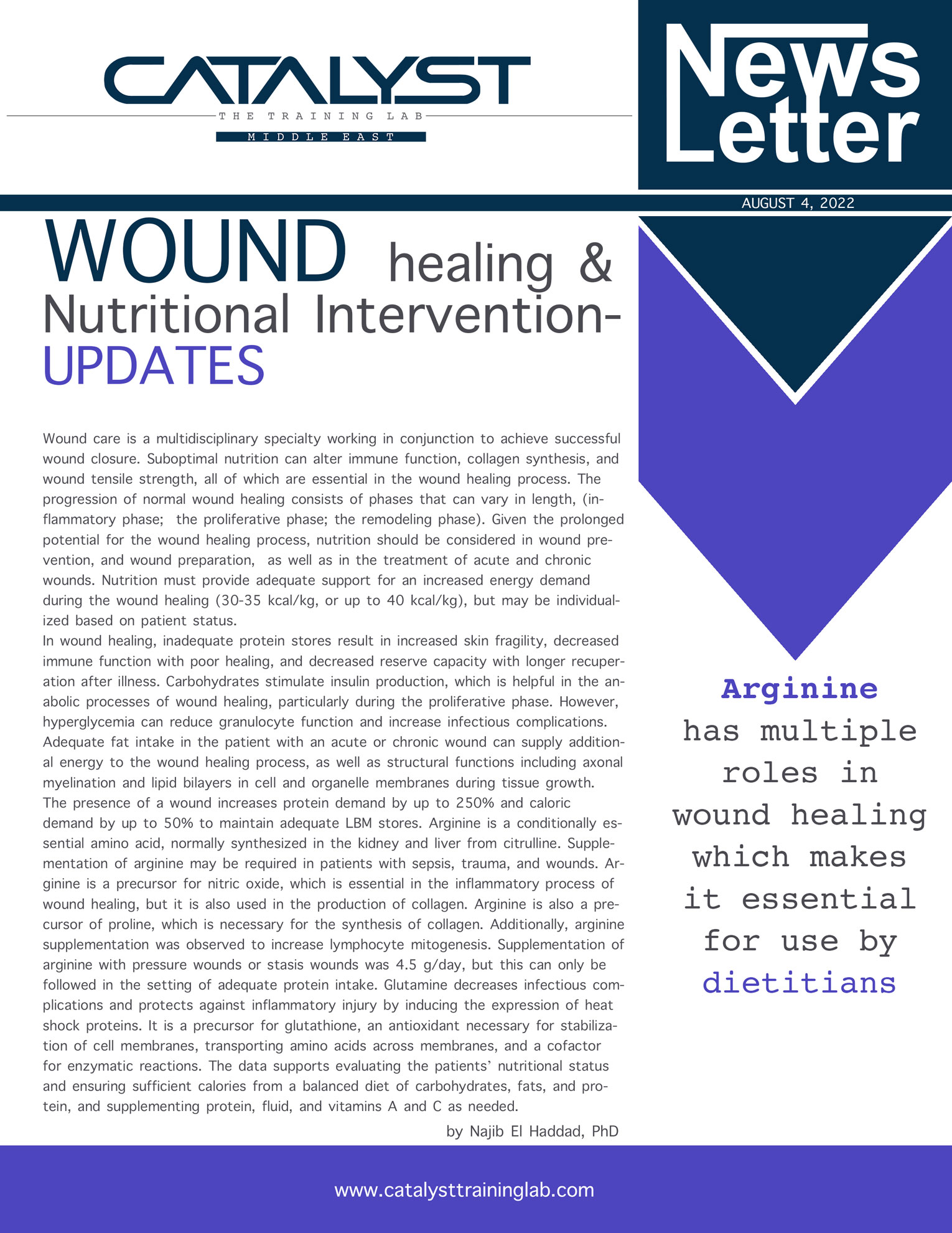 Wound Healing & Nutrition