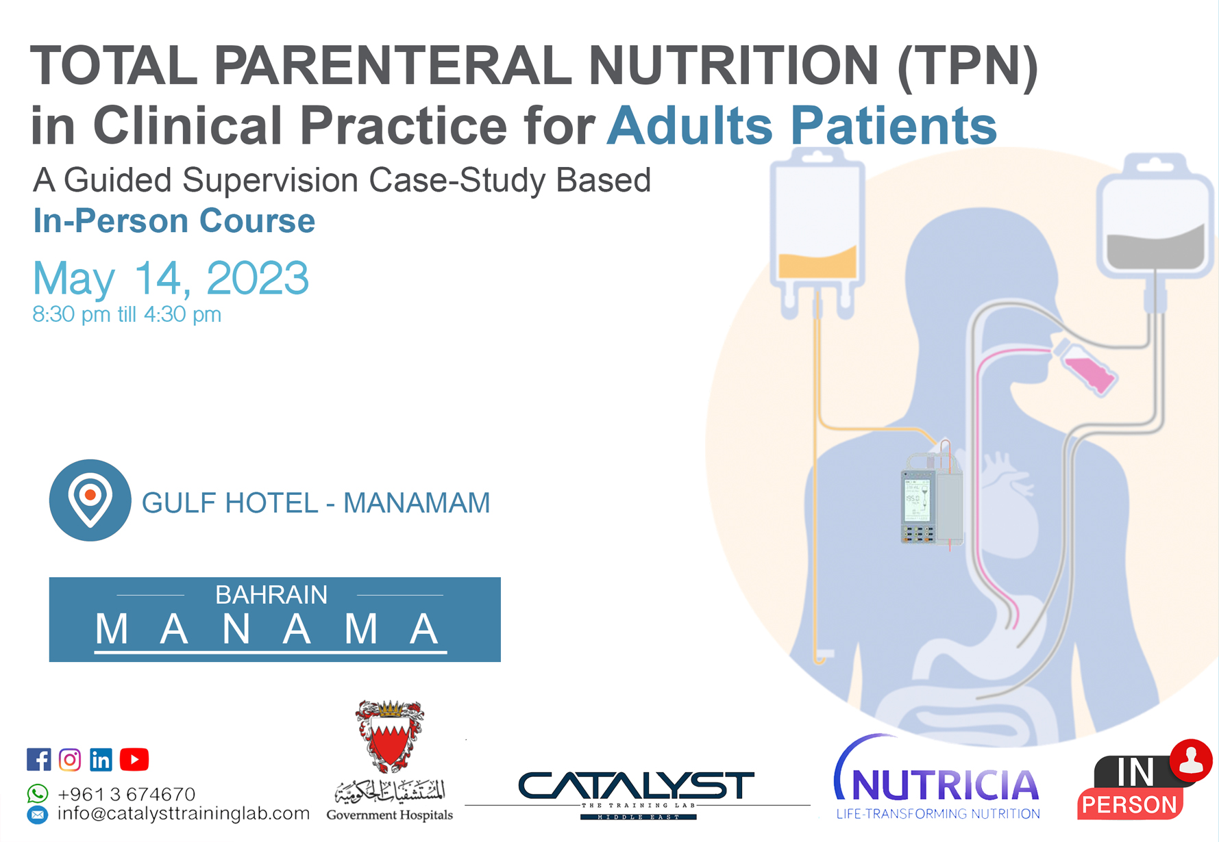TPN in Clinical Practice for Adult Patients - Bahrain